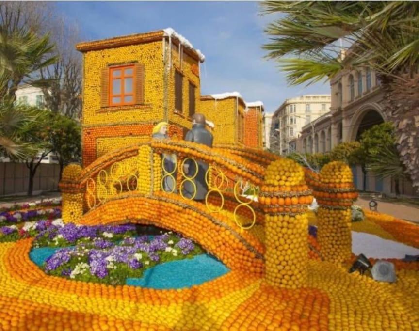 Magnifique T2 Proche Mer Et Ville Refait A Neuf Avec Terrasse Menton Luaran gambar